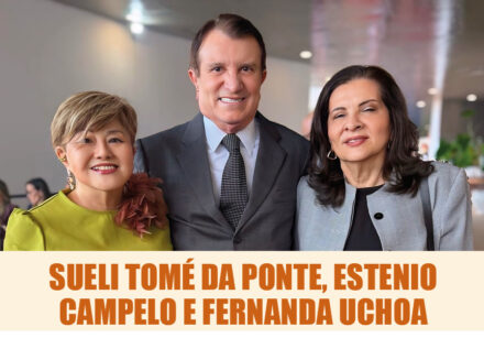 sueli tomé da ponte, estenio campelo e fernanda uchoa capa