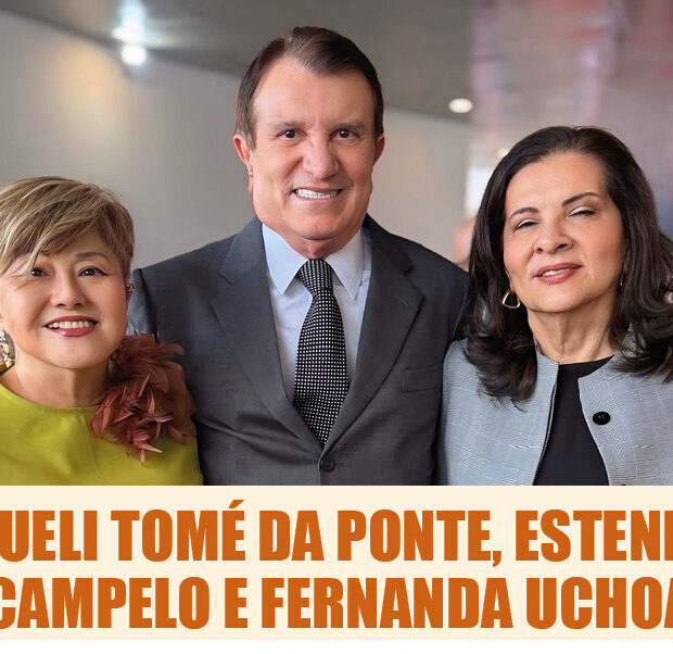 sueli tomé da ponte, estenio campelo e fernanda uchoa capa