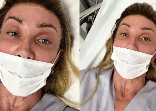 Maya Massafera em vídeo no qual tranquiliza seguidores após exames médicos