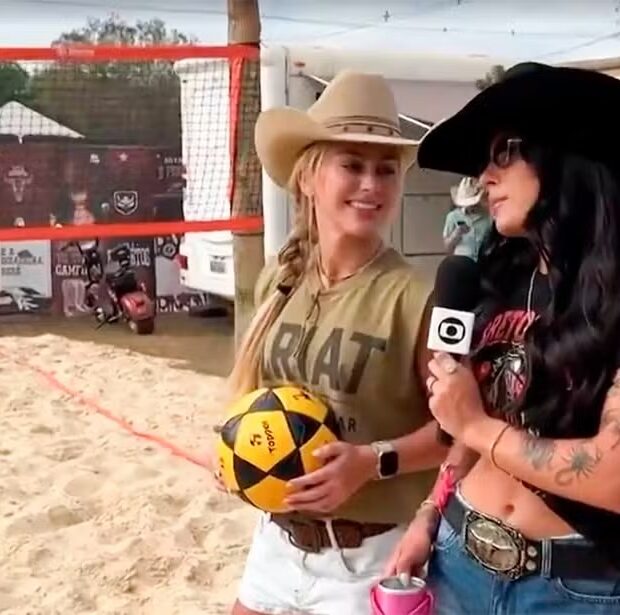 Ana Castela durante participação no programa “É de Casa”