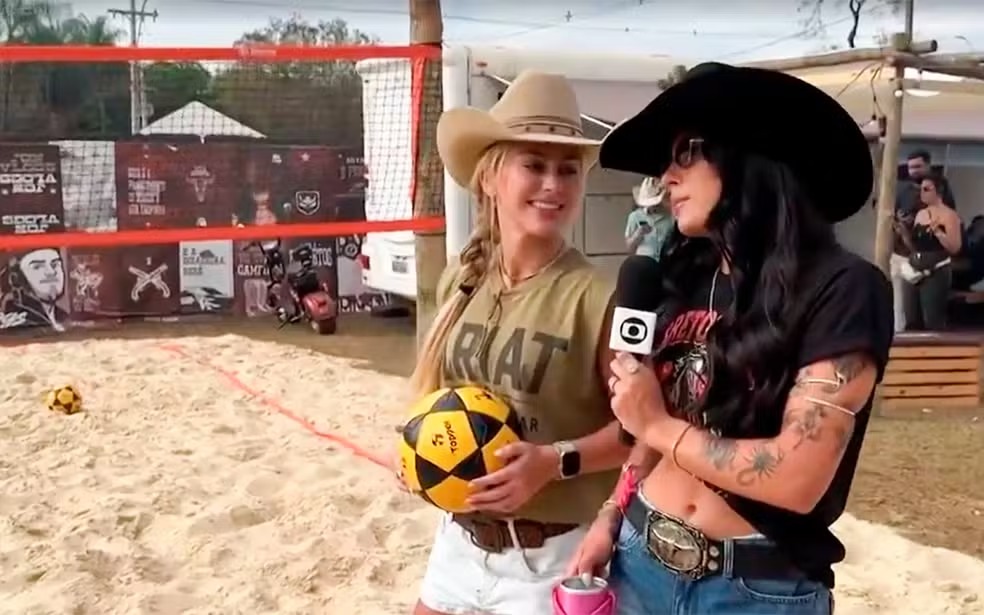 Ana Castela durante participação no programa “É de Casa”