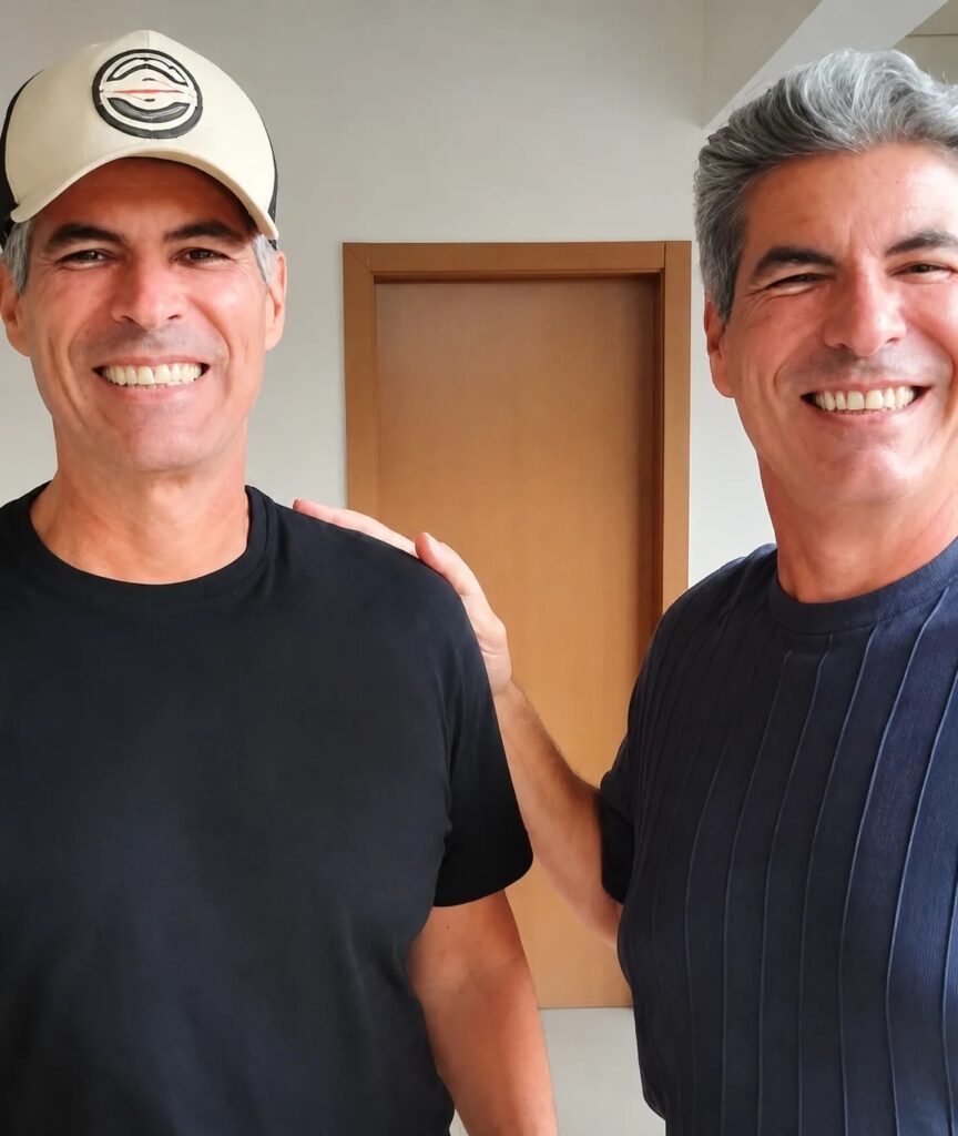 Maur&iacute;cio doou medula &oacute;ssea ao irm&atilde;o durante o tratamento contra a doen&ccedil;a