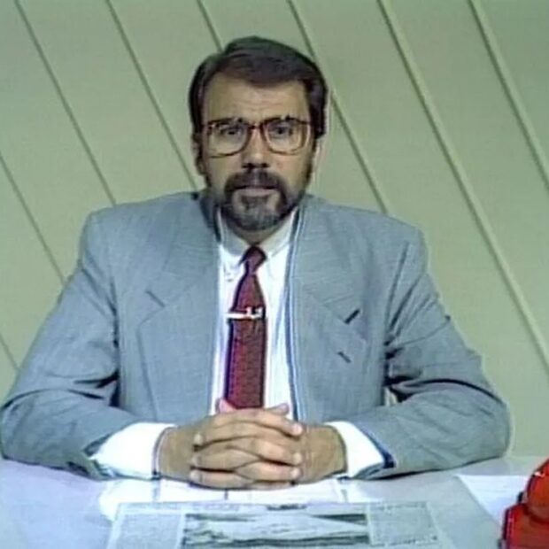 Carlos Monforte foi um dos primeiros âncoras do telejornalismo brasileiro