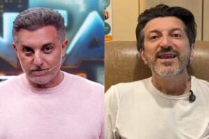 Luciano Huck interrompeu a dinâmica do Domingão para mandar recado a Lito Sousa