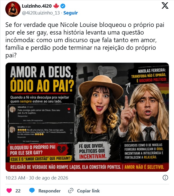 Ex-Estrela da Casa ainda não se manifestou sobre a repercussão do caso e foi escrachada na web