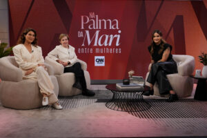 Fernanda Paes leme, Liliane Seger e Mari Palma. Divulgação: CNN Brasil