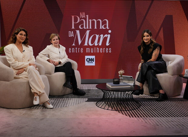 Fernanda Paes leme, Liliane Seger e Mari Palma. Divulgação: CNN Brasil
