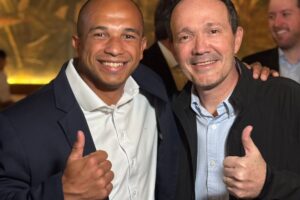 Gustavo Villatoro, ministro da Justiça e Segurança Pública de El Salvador, se reuniu com candidatos conservadores brasileiros durante jantar promovido pela Brasil Paralelo, em São Paulo.