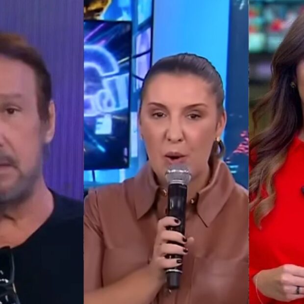 Emílio Surita recebeu Daniella Marques no Pânico, que marcou 0,41 ponto às 13h37 e apareceu à frente da GloboNews no recorte da TV paga.
