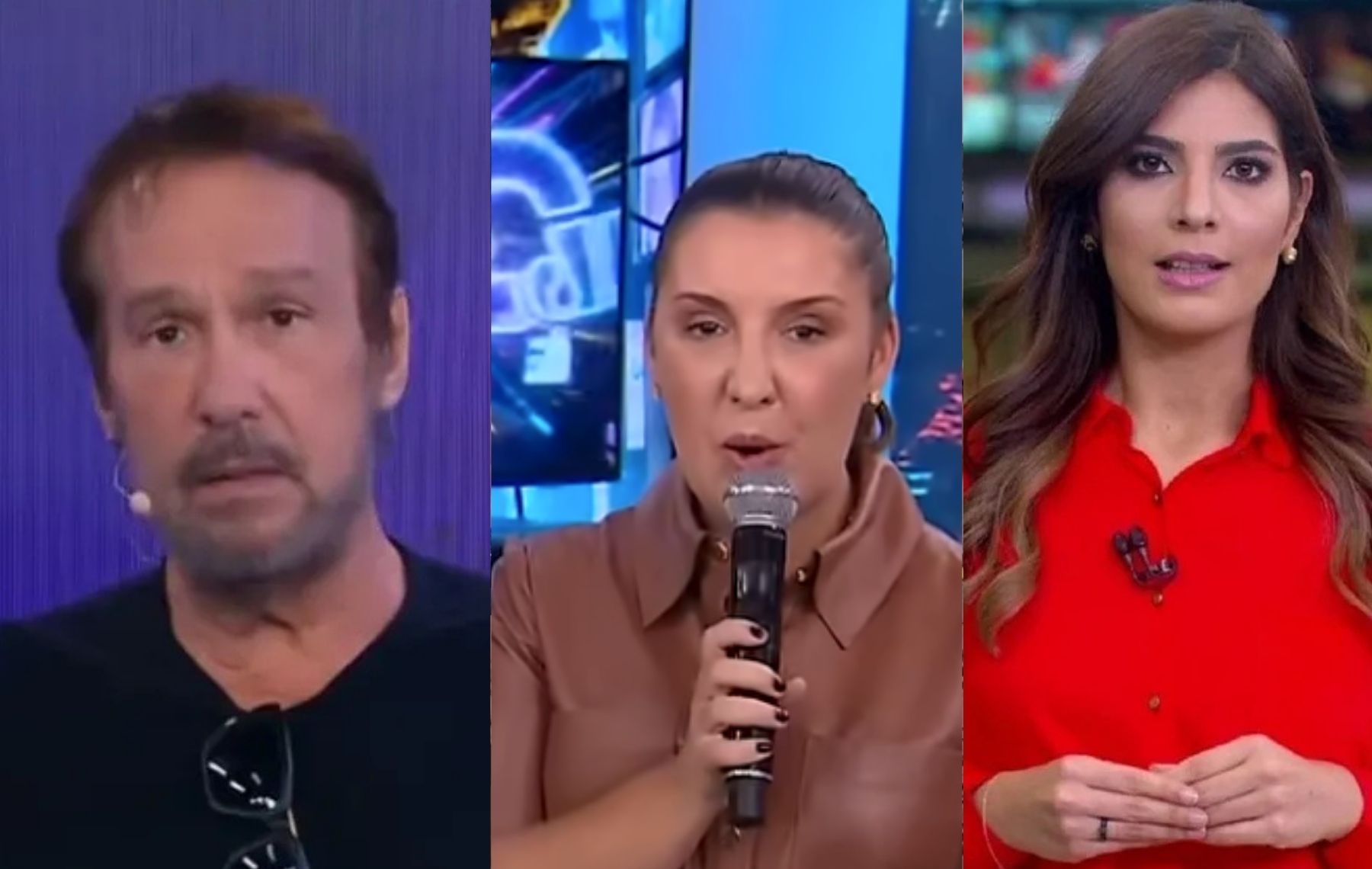 Emílio Surita recebeu Daniella Marques no Pânico, que marcou 0,41 ponto às 13h37 e apareceu à frente da GloboNews no recorte da TV paga.
