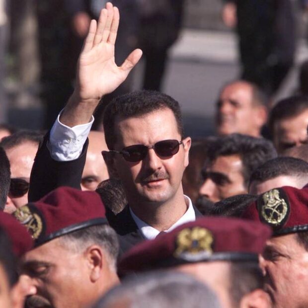 88845736 files a file photo taken on june 13 2000 shows syrian heir apparent bashar al assad waving