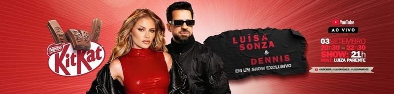 Luísa Sonza e DENNIS dividem o palco em evento da KitKat antes do Rock in Rio. Kátia já avisou que vai cobrar um abraço do DJ pelo remix de “Enlouquecida”, de Xuxa.