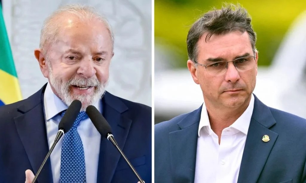 Flávio Bolsonaro (46%) e Lula (45%) mantêm empate técnico no 2º turno, diz BTG/Nexus