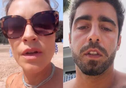 Piovani culpa Scooby por machucados dos filhos e surfista desmente versão dela