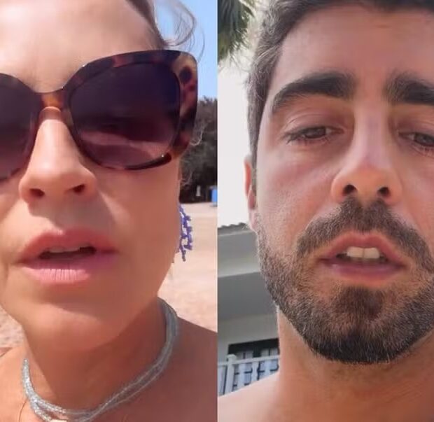 Piovani culpa Scooby por machucados dos filhos e surfista desmente versão dela