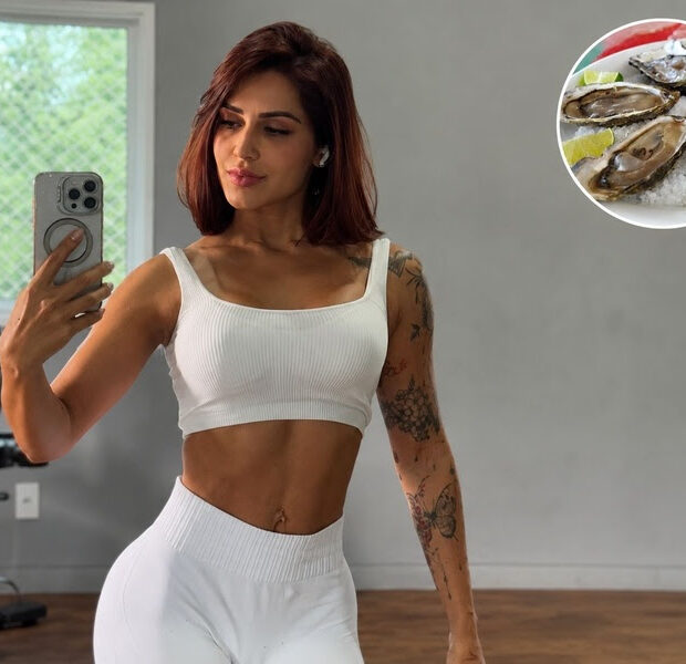 Jennifer Fabri revelou que chega a consumir 50 ostras por semana dentro da rotina alimentar que batizou de “Afrofit”.