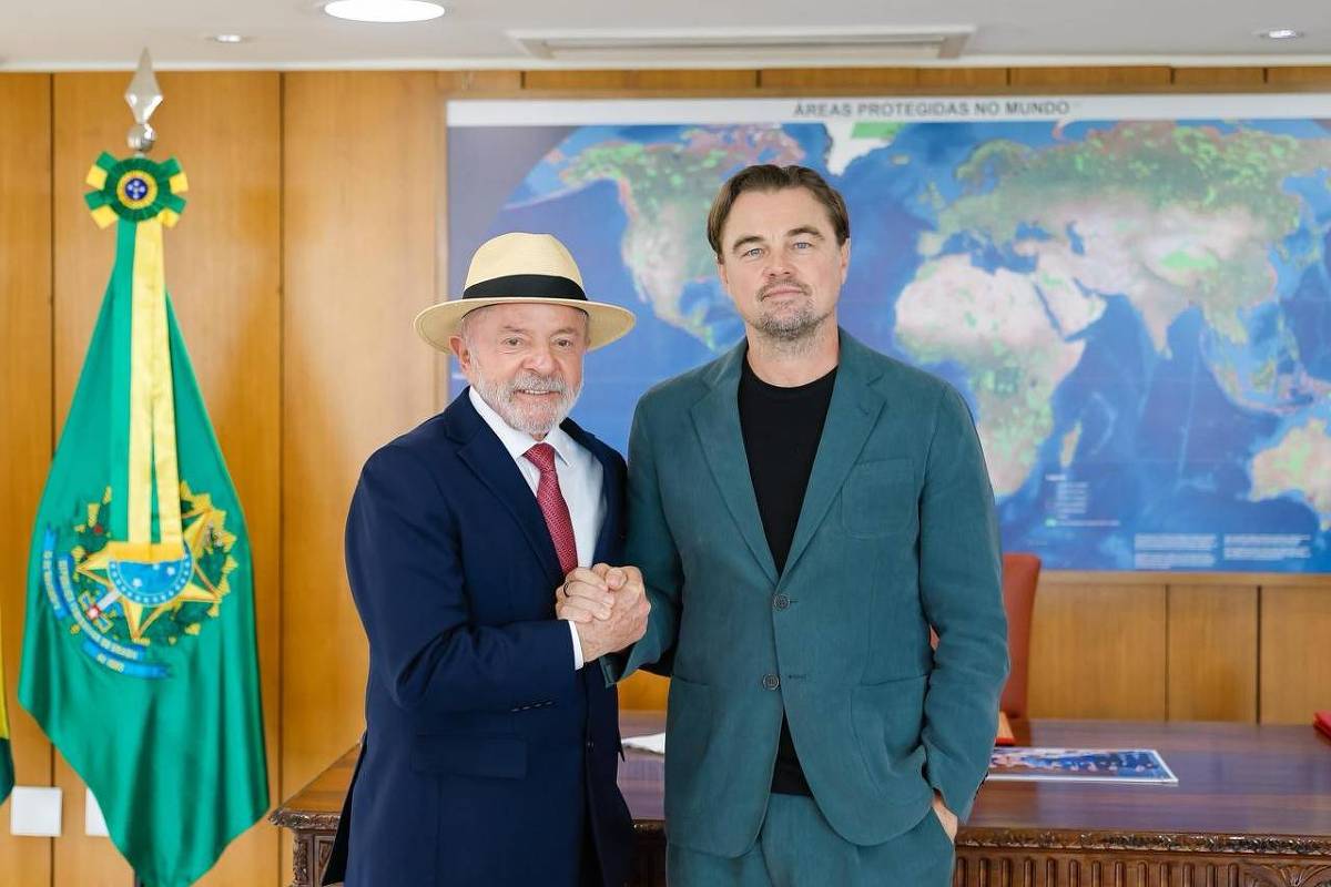 lula e leonardo dicaprio