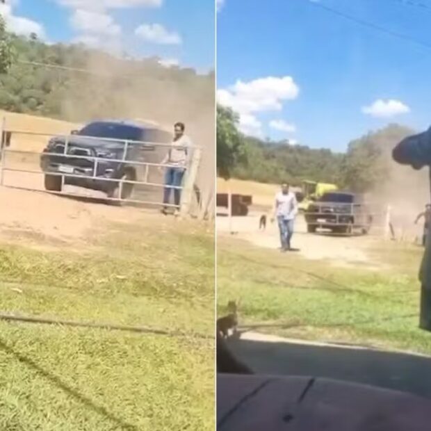 Vídeo mostra o suposto confronto entre os sócios da Fazenda Buriti.