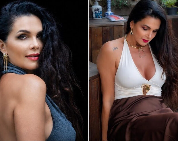 Luiza Ambiel revelou que já trocou beijos com Danilo Gentili e contou que os dois chegaram perto de passar uma noite juntos.