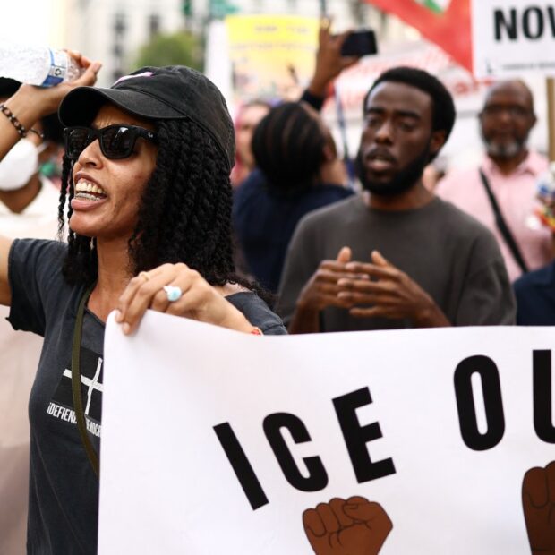 "all out demonstration against the termination of tps for the haitian community and to end mass deportations