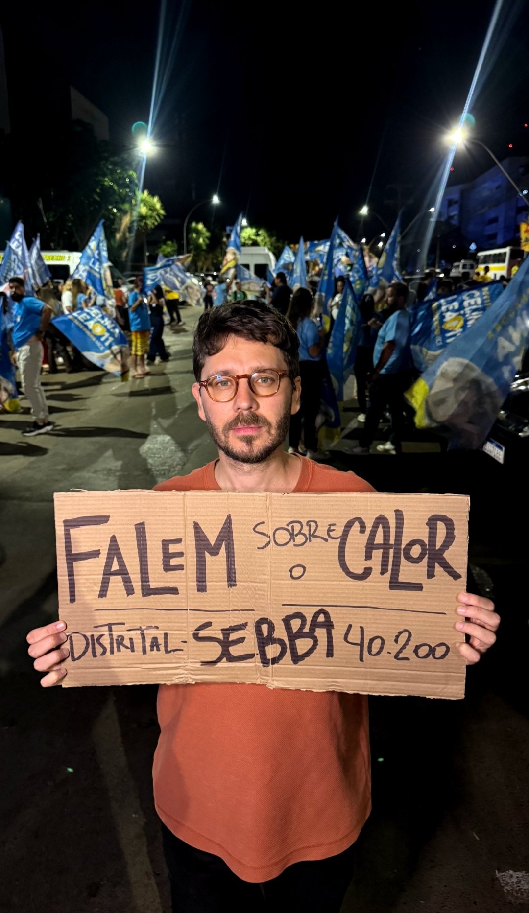 Candidato a distrital tenta pôr agenda climática em pauta