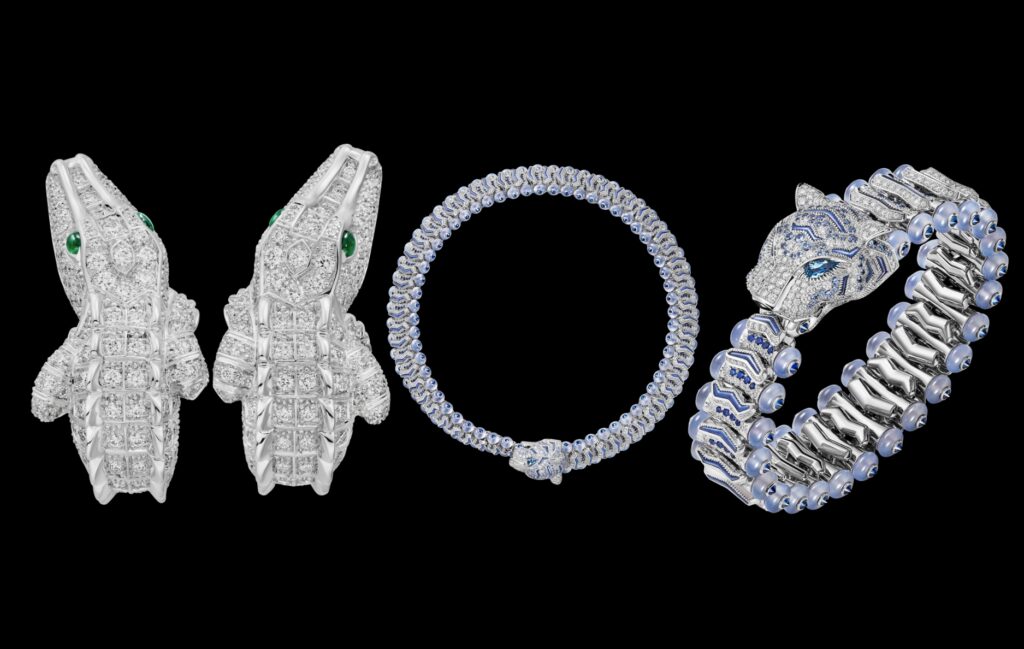 Marina Ruy Barbosa apostou em joias da Cartier, incluindo brincos com quatro esmeraldas e 342 diamantes, para sua aparição em Veneza.