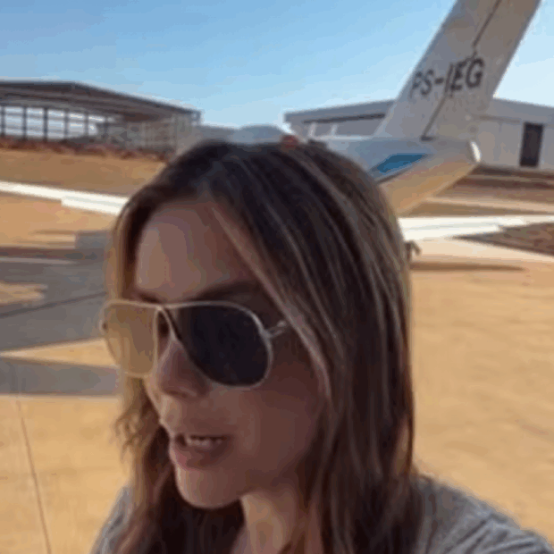 Mariana Fagundes passou por um susto durante voo para o Rio de Janeiro após uma pane no gerador da aeronave e precisou pousar em Goiânia - Reprodução Instagram