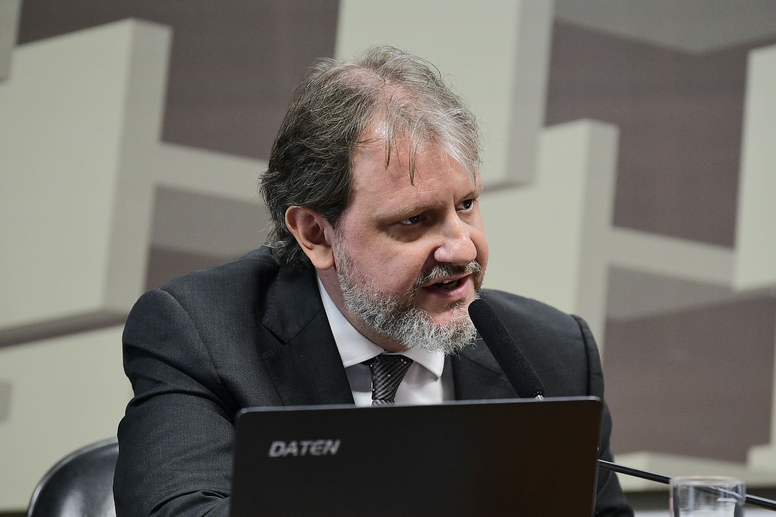 pronunciamento de diogo thomson de andrade durante sabatina na cae para conselho do cade foto pedro franca agencia senado