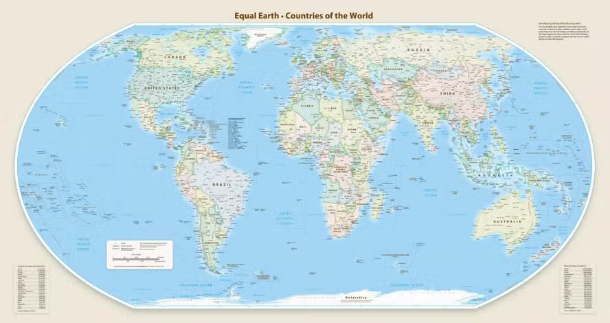 ONU adota reforma do mapa-múndi, mais próxima da realidade