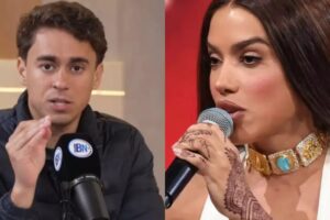 Nikolas Ferreira criticou Anitta durante entrevista ao “Show do Bacci”