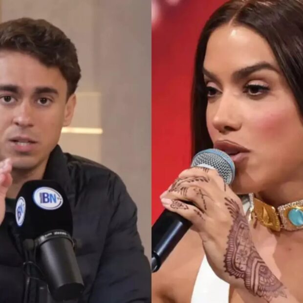 Nikolas Ferreira criticou Anitta durante entrevista ao “Show do Bacci”