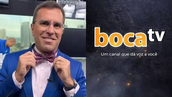 O logo da BocaTV foi retirado do cenário do telejornal