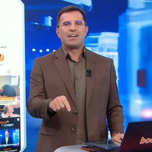 Rodrigo Bocardi apresenta o “SBT Notícias” no fim de tarde da emissora