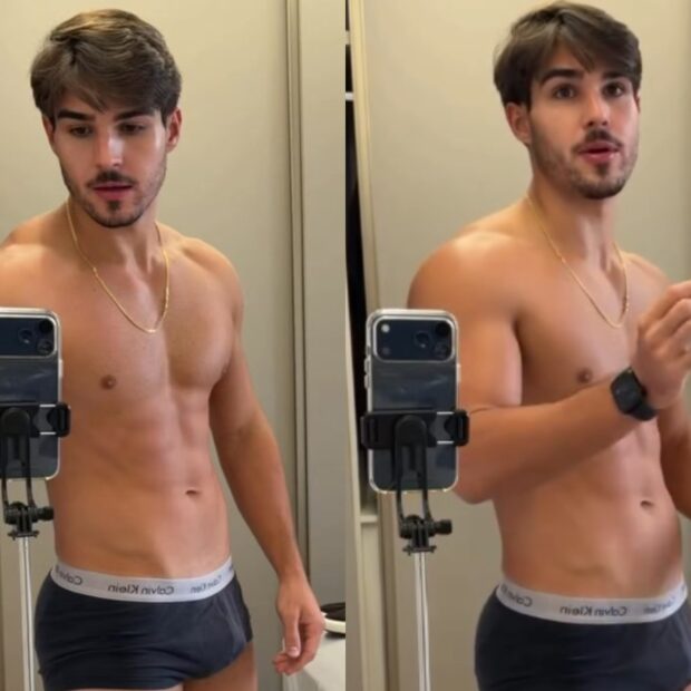 Lucas Lobato mostrou mensagens ousadas recebidas em seu direct no Instagram