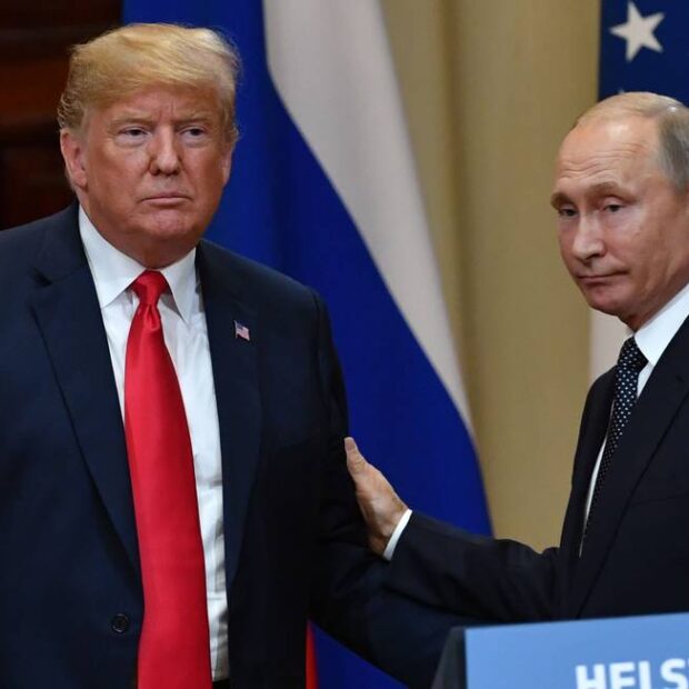 77981670 us president donald trump l and russia27s president vladimir putin leave at the end of a