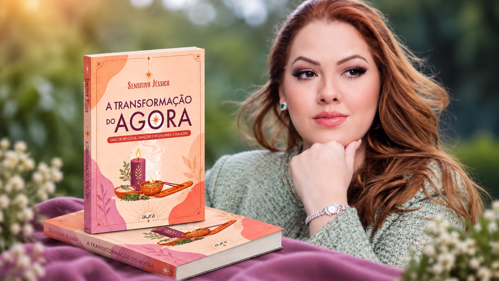 Sabádo Dia 12: Sensitiva Jéssica apresenta “A Transformação do Agora” na Bienal do Livro em São Paulo