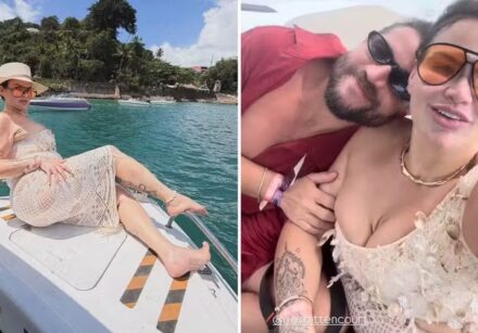 Thais Carla durante viagem pela Bahia