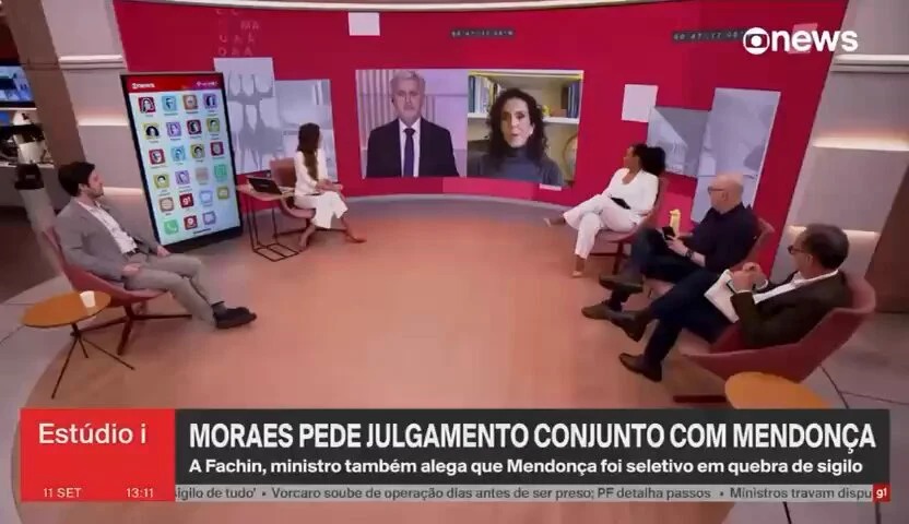 Octavio Guedes rebateu a colega e afirmou que falava como repórter
