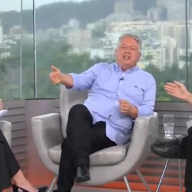 Anthony Garotinho se irritou durante entrevista ao vivo no RJ1