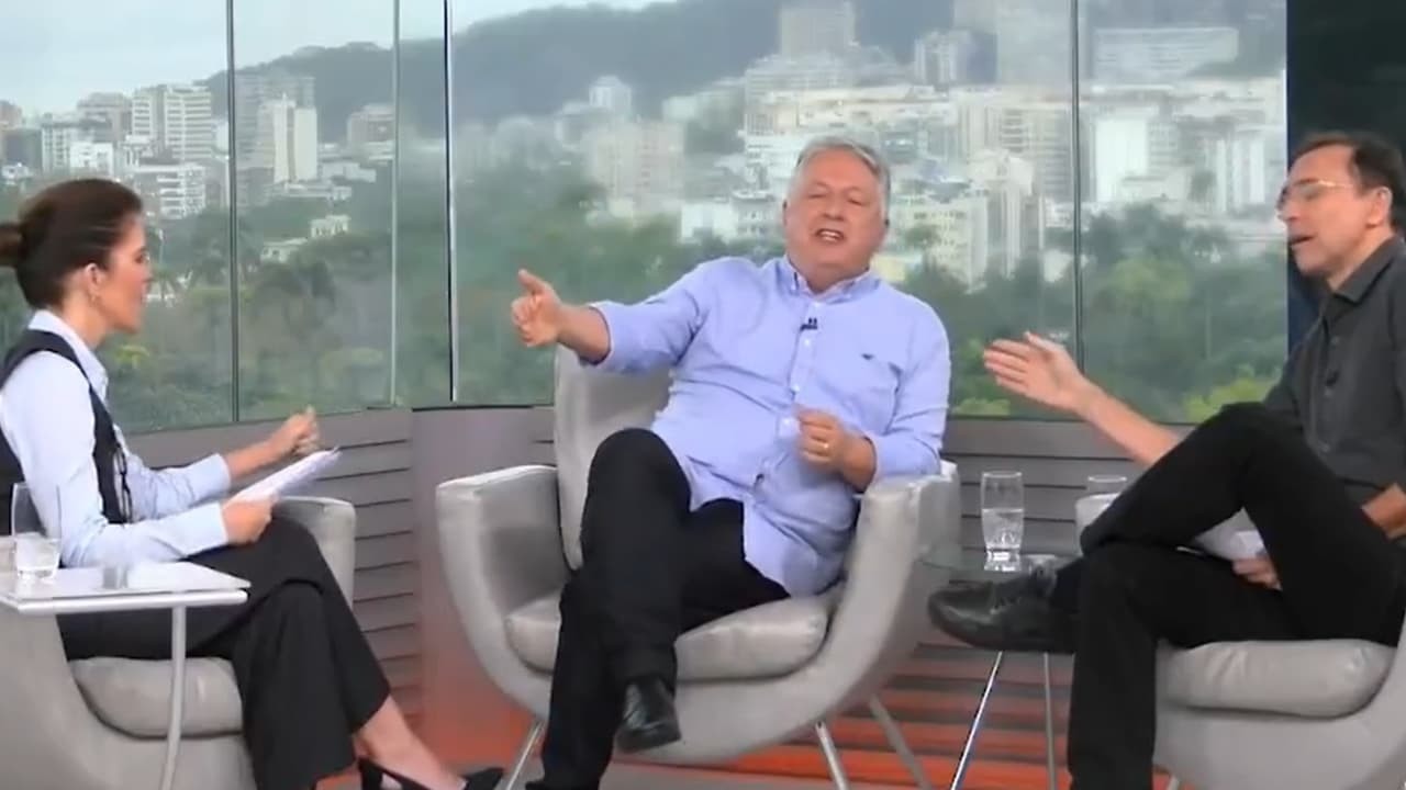Anthony Garotinho se irritou durante entrevista ao vivo no RJ1