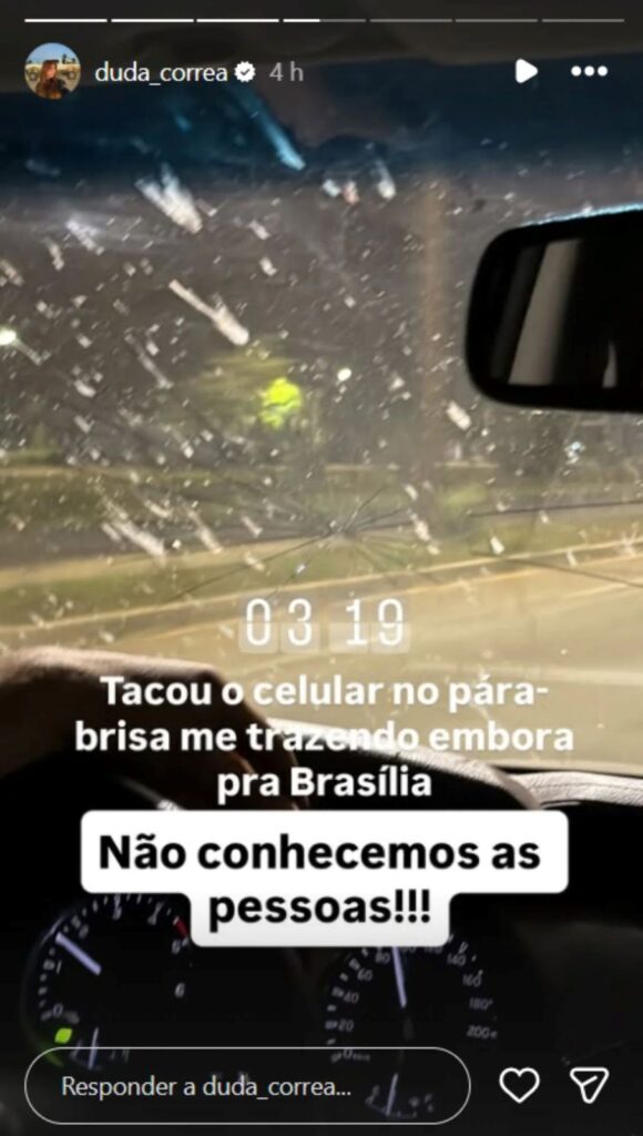Ex-noiva de Luan Pereira passou a madrugada no aeroporto de Brasília após deixar a residência do então namorado