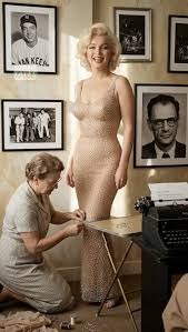 Desenho de Bob Mackie ajudou a criar o vestido histórico usado por Marilyn Monroe em 1962