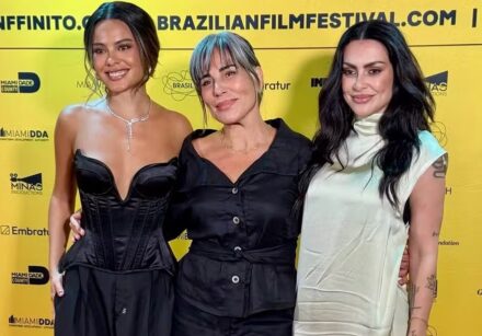 Gloria Pires recebeu a Lente de Cristal no Inffinito Brazilian Film Festival, em Miami