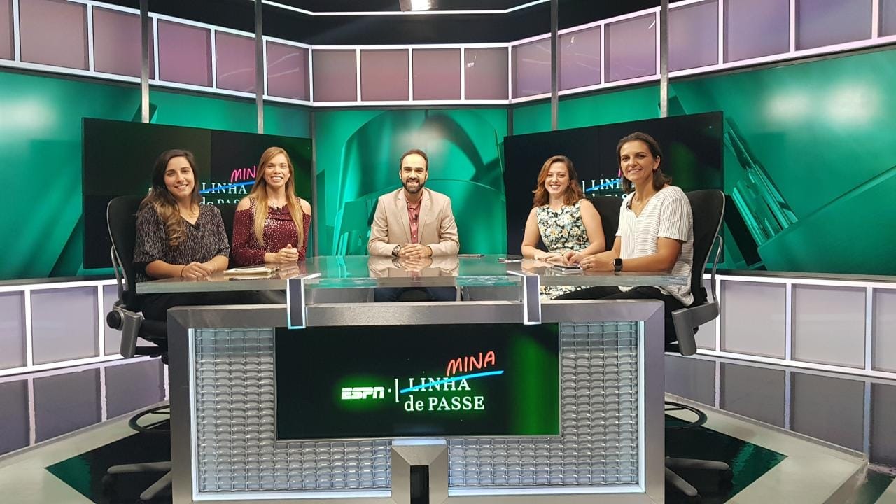 Comentarista foi a primeira mulher a ocupar a bancada do “Linha de Passe”