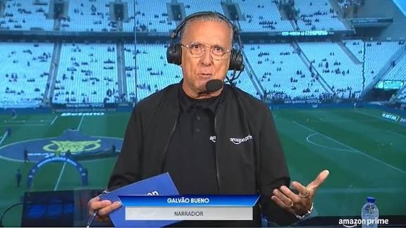 Narrador comandou jogos do Brasileirão e da Copa do Brasil no Prime Video