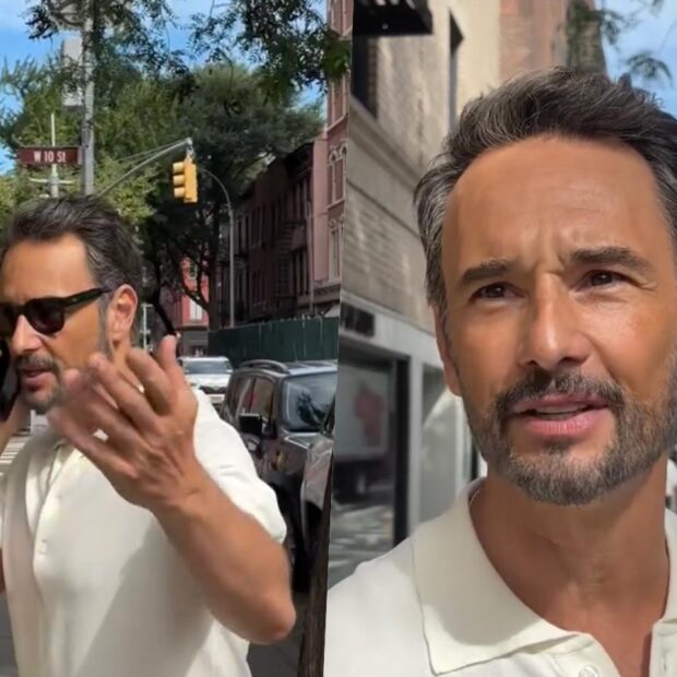 Rodrigo Santoro foi abordado por influenciador nas ruas dos Estados Unidos
