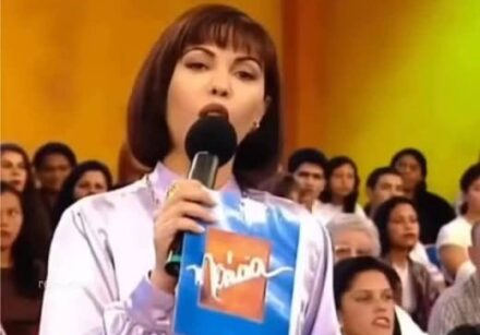 Márcia Goldschmidt comandou o talk show no SBT em 1997