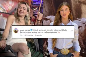 Duda Corrêa expôs relatos sobre o fim do relacionamento com Thiago Queiroz