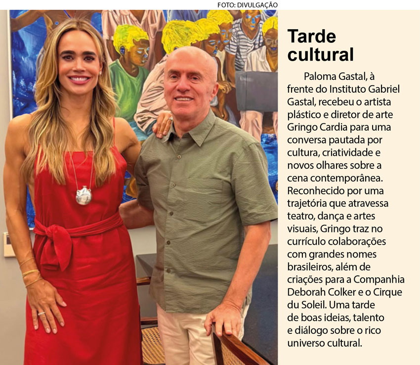 paloma gastal e o artista plástico e diretor de arte gringo cardia blog