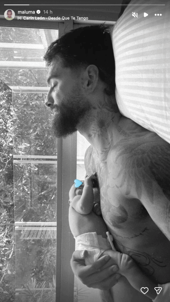 A família cresceu! Maluma e Susana Gómez apresentaram Órion, irmão mais novo de Paris, e o nome escolhido já chamou atenção - Reprodução Instagram